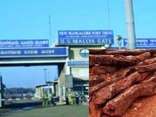 Huge quantity of Sandalwood seized in NMPT; four arrested